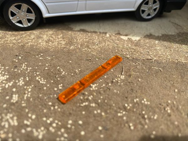 Flashing light bar beacon 38mm slimline version tractor truck 1:32 scale