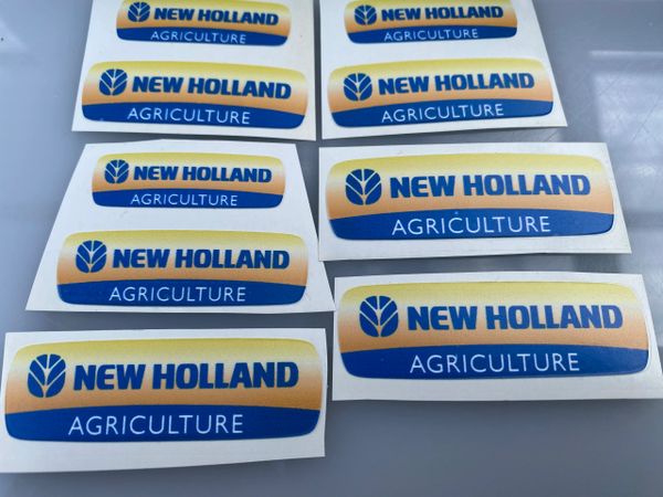 New Holland farm machinery tractor High quality vinyl 9 x Agricultural Tractor trailer farm machinery decals