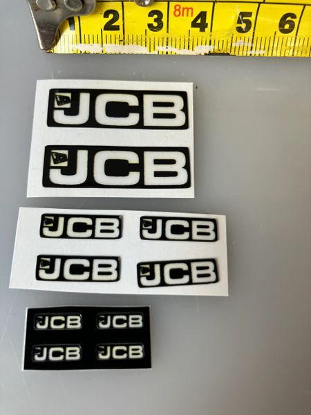 JCB Farm Machinery Professional Pre Cut High quality vinyl decal packs stickers 1:32 scale