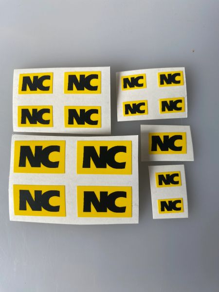 1:32 scale High quality vinyl 15 sticker set x NC trailer machinery decals