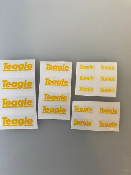 1:32 scale High quality vinyl 18 sticker set x Teagle machinery decals