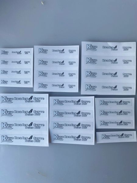 1:32 scale High quality vinyl 24 sticker set x ktwo Roadeo 1600 trailers machinery decals