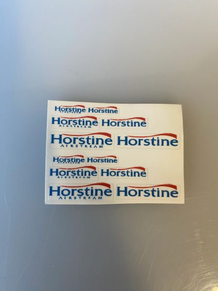 1:32 scale High quality vinyl 12 sticker set x Horstine machinery decals