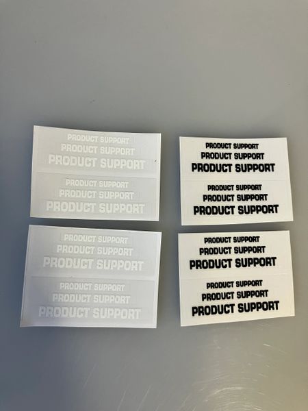 1:32 scale High quality vinyl 24 decals Product Support Tractor farm machinery decals
