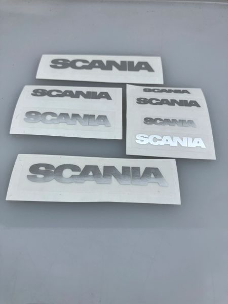 1:32 scale High quality vinyl 8 decals Scania trucks machinery decals