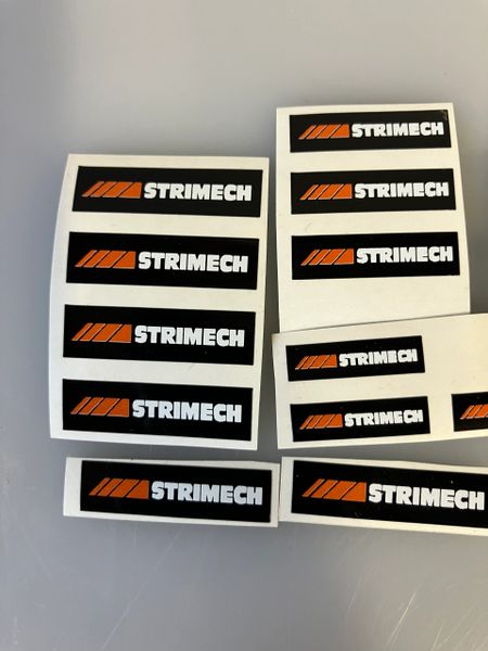 1:32 scale High quality vinyl 16 decals Strimech farm machinery stickers 1:32 scale