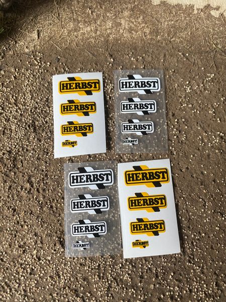 1:32 scale High quality vinyl 16 decals Herbst trailers farm machinery stickers 1:32 scale
