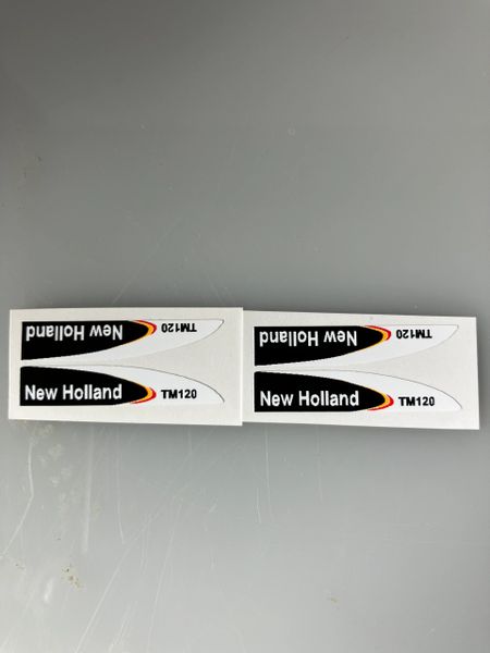 1:32 scale High quality vinyl 4 decals New Holland TM120 Tractor farm machinery stickers 1:32 scale