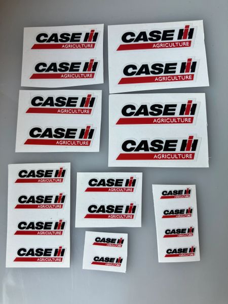 1:32 scale High quality vinyl 20 decals x CASE IH Agricultural Tractor trailer farm machinery decals