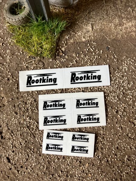1:32 scale High quality vinyl pack 10 x sticker set Larrington Rootking Trailers farm machinery decals