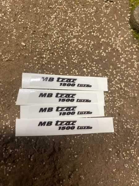 MB Tractor 1500 High quality vinyl pack Professional pre cut bonnet tractor farm machinery decals