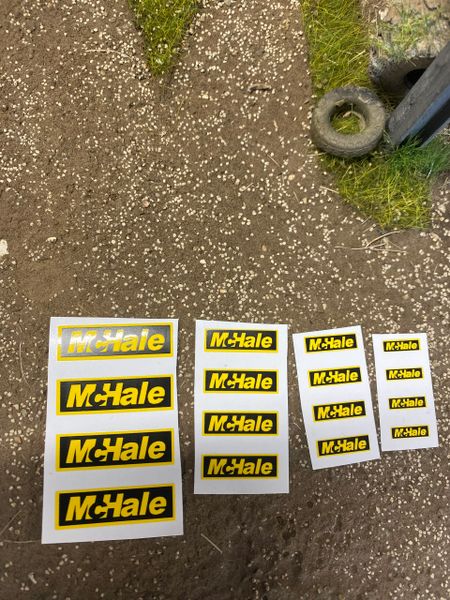 McHale Bale farm machinery pre cut professional decals 1:32 scale High quality vinyl huge pack of decals