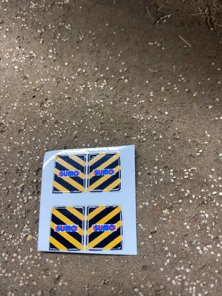 Sumo weight x 4 High quality vinyl huge pack decals Tractor farm machinery decals 1:32 scale