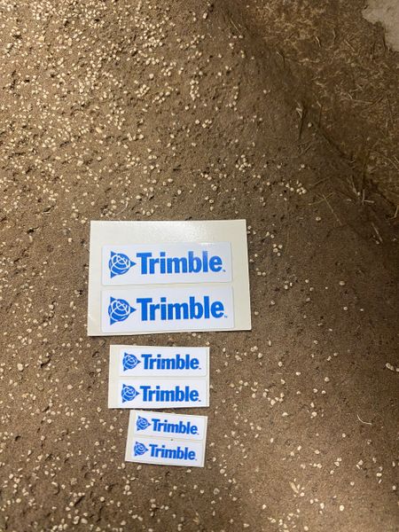 Trimble x 6 High quality vinyl huge pack decals Tractor farm machinery decals 1:32 scale