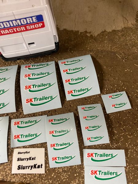 SlurryKat Trailers SK farm machinery 30+ Professional Pre cut High quality vinyl huge pack decals farm machinery decals