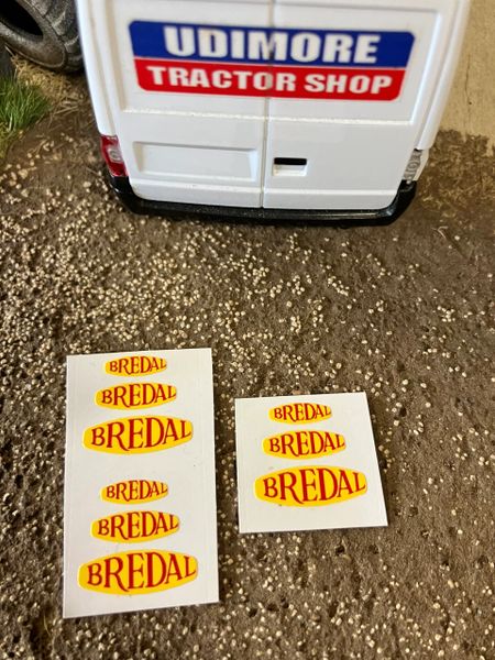 Bredal spreaders farm machinery 9 x High quality Professional Pre cut vinyl huge pack decals farm machinery decals
