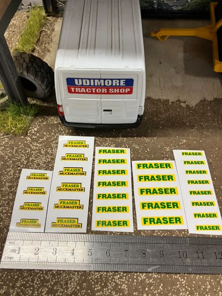 Fraser muck master trailers spreaders farm machinery 30 x Professional pre cut High quality vinyl huge pack decals farm machinery decals