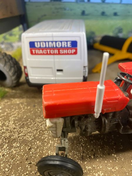 Britains Massey Ferguson 135 Tractor exhaust 1:32 scale