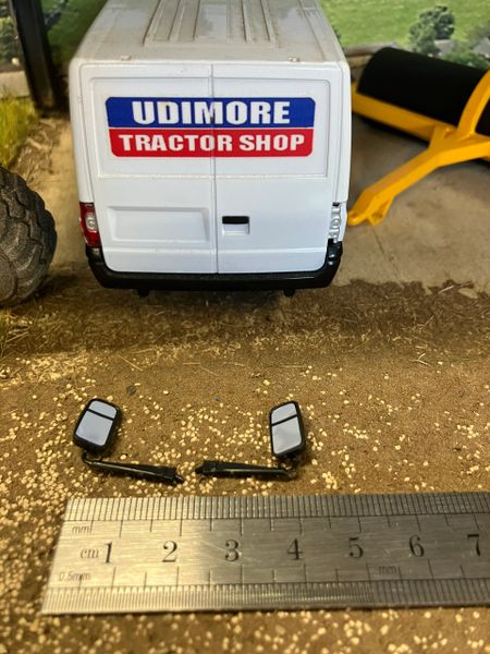Tractor Mirrors pair of 1:32 scale farm machinery truck