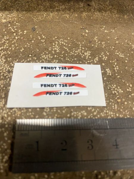 Fendt 726 vario Tractor decals Professional pre cut High quality vinyl farm machinery decals 1:32 scale