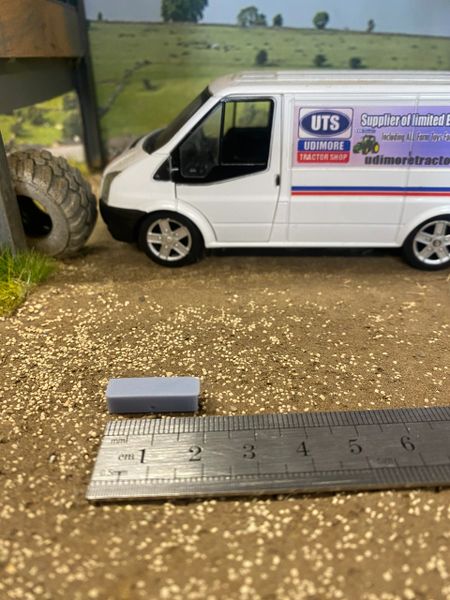 Front Weight small 20mm x 5mm Tombstones 1:32 scale