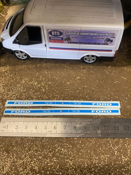 Ford TW30 Tractor Pre cut professional High quality vinyl 4 bonnet decals farm machinery Britains decals 1:32 scale