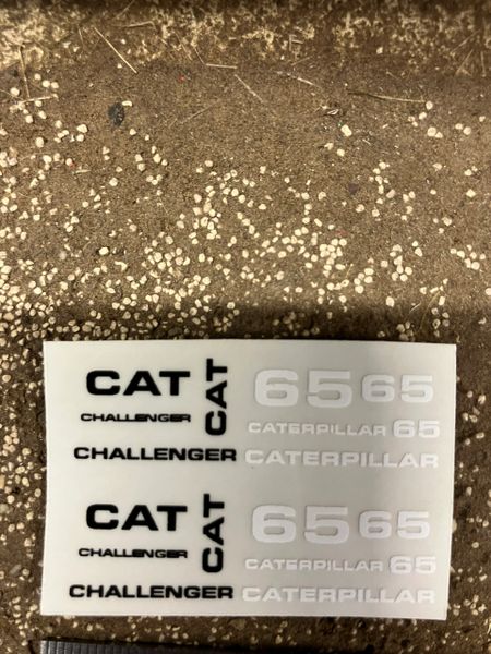 CAT Caterpillar Challenger 65 farm machinery x 16 Professional pre cut High quality vinyl huge pack decals farm machinery decals