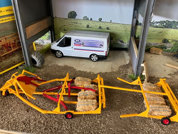 Meijer 8 Pack Bale Collection Wagon + Follow-up Wagon Hand Built 1:32 scale Limited Edition