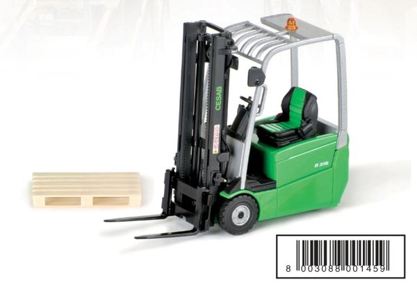ROS Cesab 3 wheel Forklift truck 1.24 scale boxed 00145.9