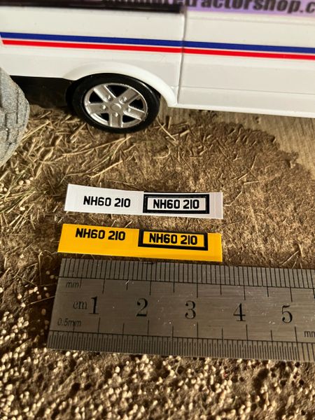 NH60 210 number plates Professional Pre Cut High quality vinyl decal packs stickers 1:32 scale