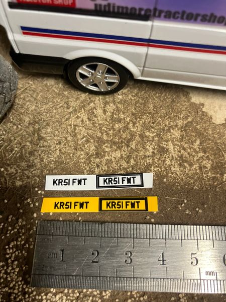 KR51 FWT number plates Professional Pre Cut High quality vinyl decal packs stickers 1:32 scale