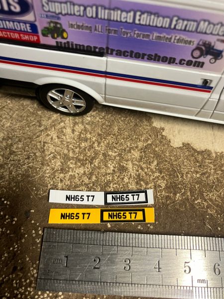 NH65 T7 number plates Professional Pre Cut High quality vinyl decal packs stickers 1:32 scale