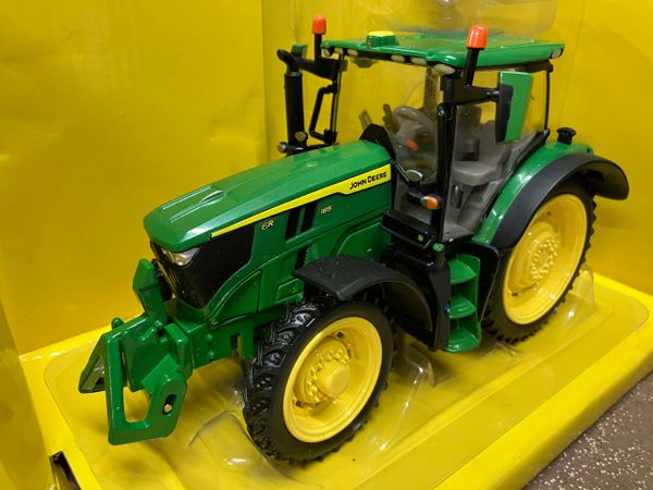 John Deere 6R 185 Tractor with narrow row crops wheels 1:32 scale SDF