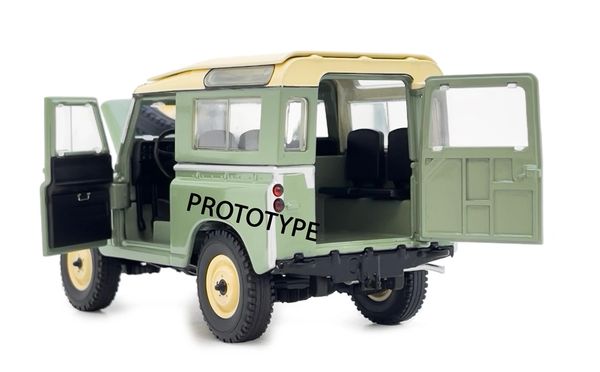 Land Rover Series 3 88 Safari roof Atlantic Green Marge Models 1:32 scale new boxed MM2421-02