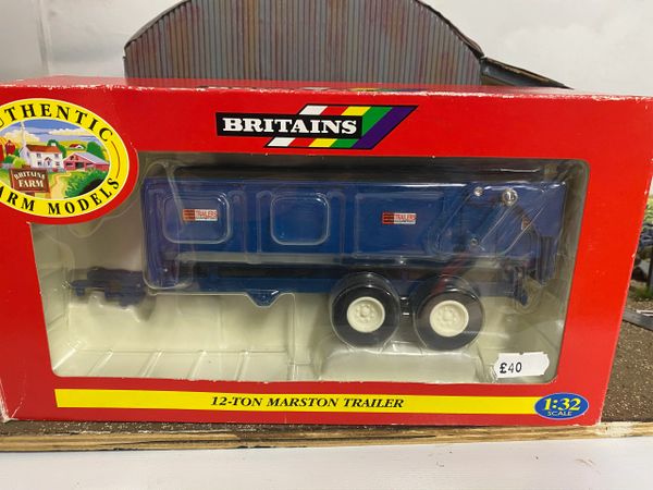 Vintage Britains Blue 12 ton Marston Bulk Trailer 1:32 scale 00049