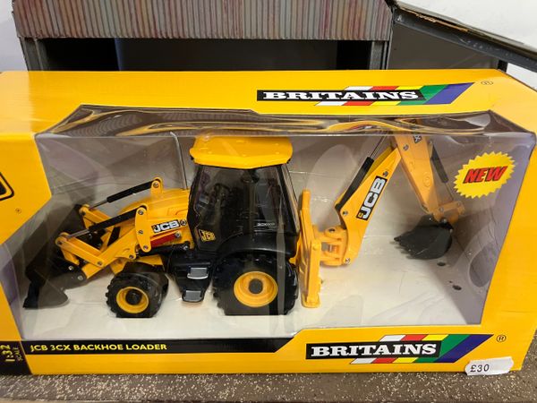 Vintage JCB 3CX Backhoe Loader 1:32 scale 42702