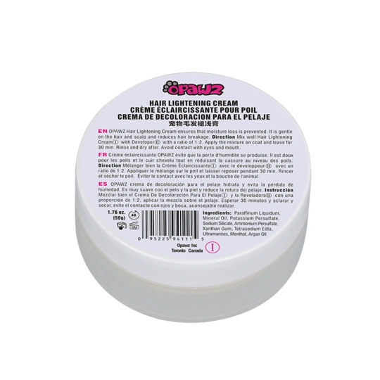 Hair Lightening Cream & Developer