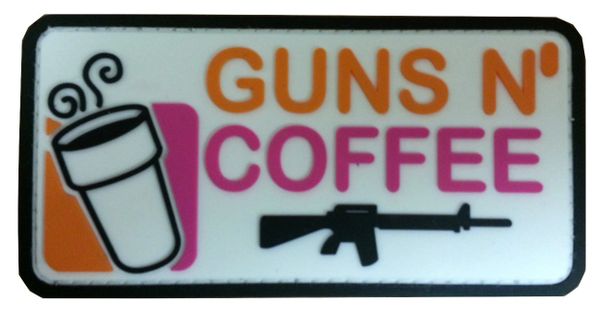 Guns N Coffee Patches