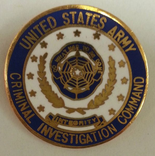 Army CID Seal Tie Tac
