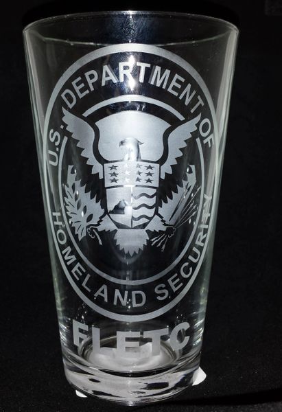 DHS/FLETC Pint Glass