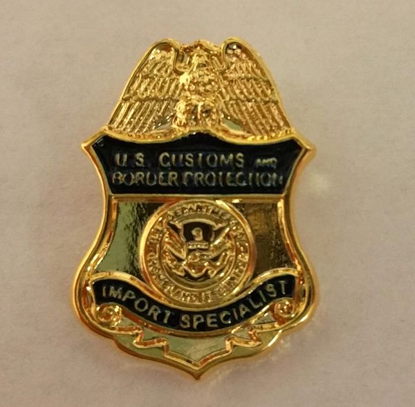 CBP Import Specialist Tie Tac