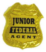 Jr. Federal Agent Badge
