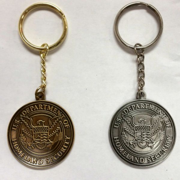 DHS Antique Keychain