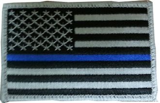 Blue Line Flag Patch