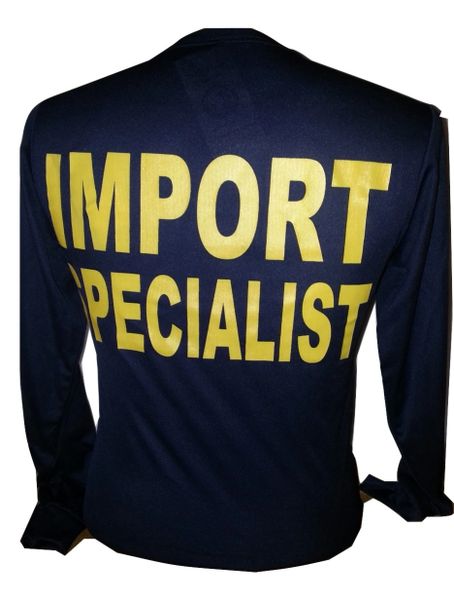 CBP Import Specialist Dryfit Long Sleeve