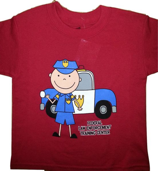 Little Cartoon Cop T-Shirt