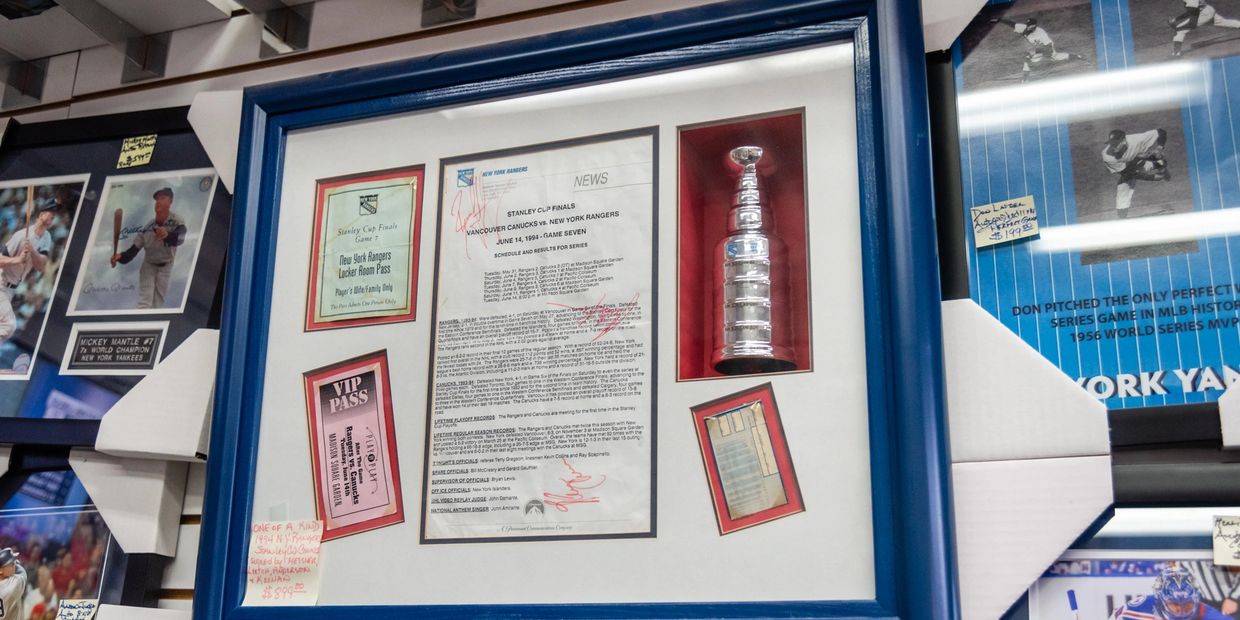 Autographed Stanley Cup memorabilia