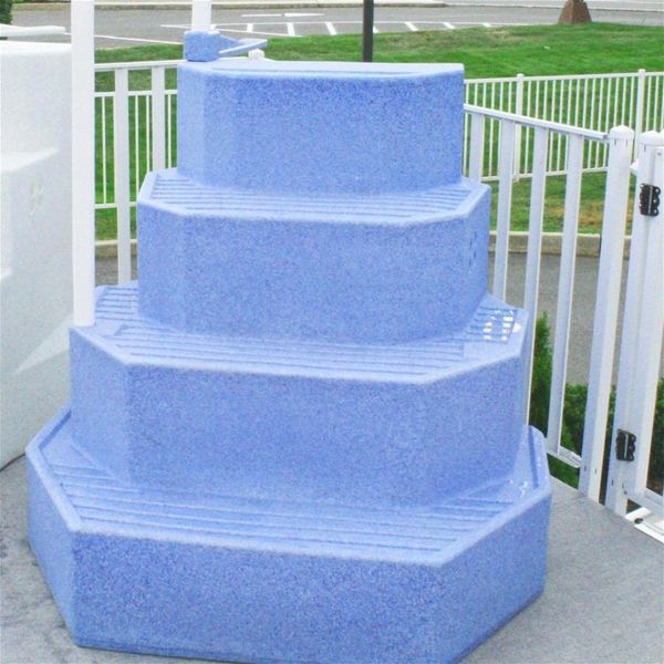 Merlin 30140 Granite 1 Handrail King Above Ground Pool Steps Large Arm 75 1007 The Aqua