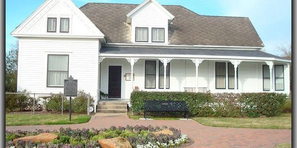 Historical home with white paint