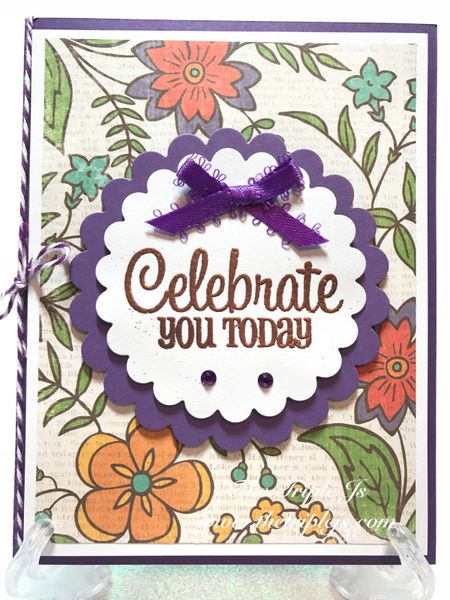 Celebrate You Today, Blank Card